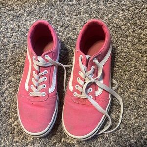 Vans Kids Sneakers in Pink and White